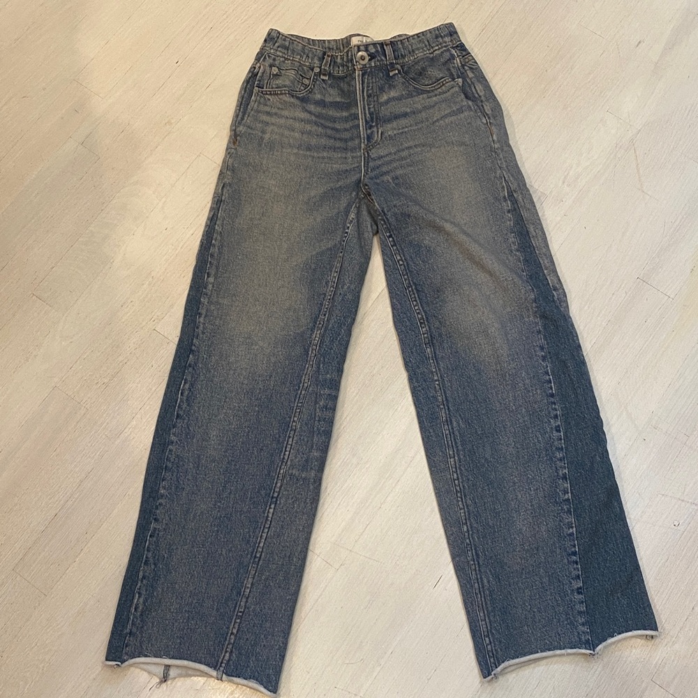 Miramar wide leg trompe l’oeil cotton pant smoke free pet free home